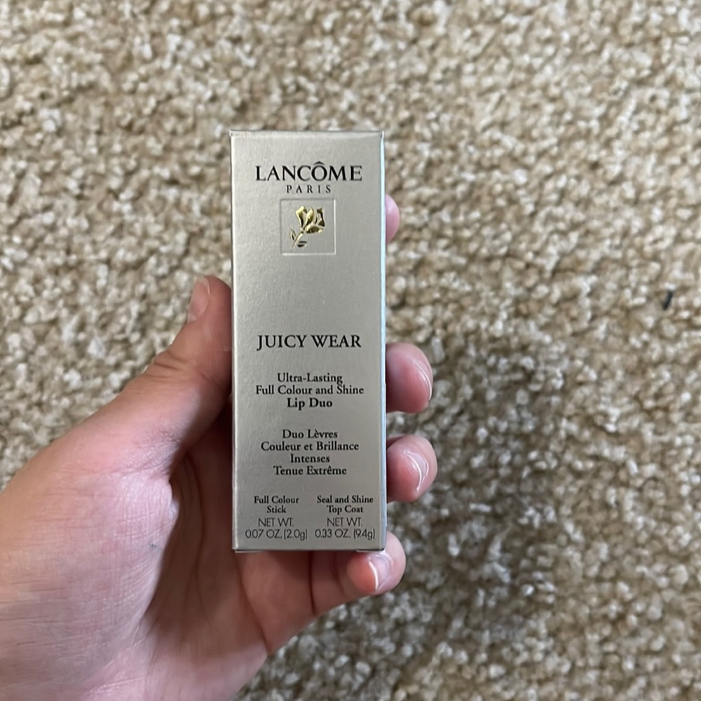 Lancome Juicy Wear Ultra-Lasting Full colour and shine DUO Color Flirty Mauve